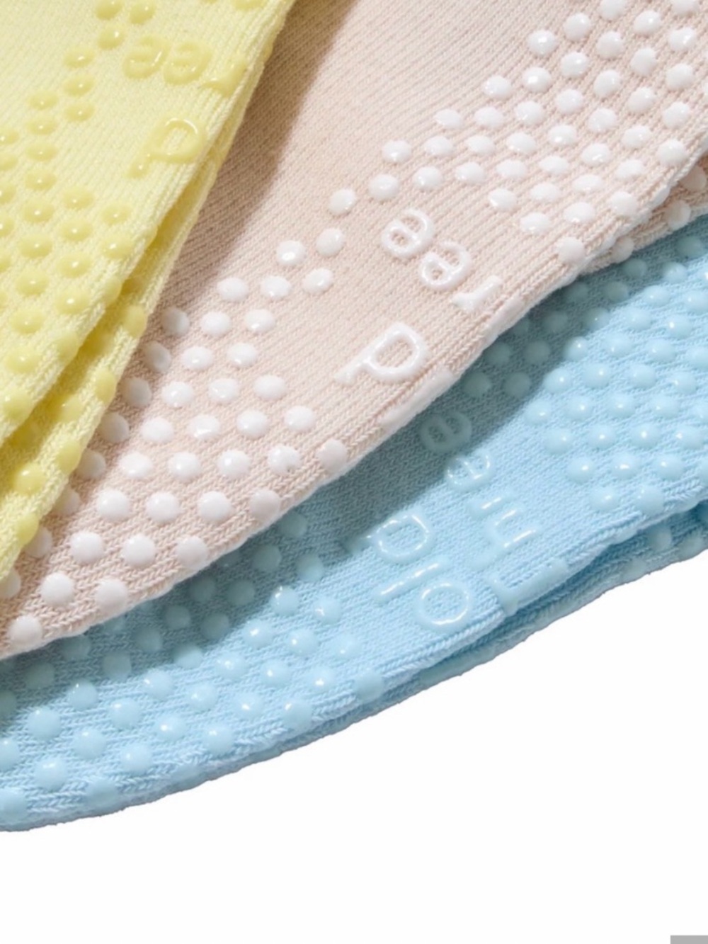 ❗️Pilates Ruffled Print Socks Pack of 3! - Picture 2 of 5